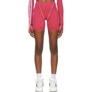 Ivy Park x Adidas Pink Monogram Shorts XS